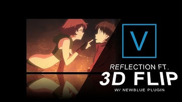 Reflection + 3D Flip | Vegas Pro Tutorial