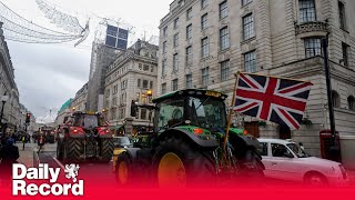 Ministers raise inheritance tax threshold for farmers in climbdown after protests