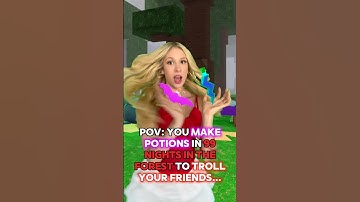 When You “TROLL” Your FRIENDS W/ POTIONS in 99 NIGHTS IN THE FOREST on ROBLOX!