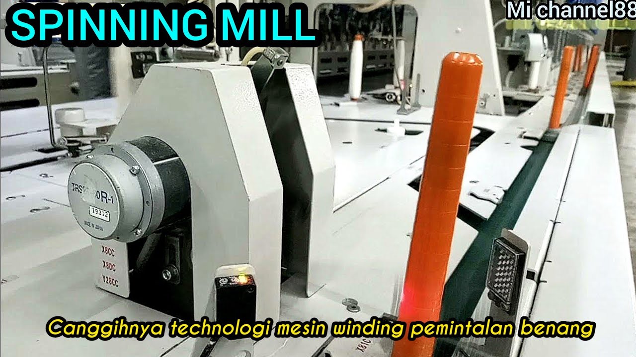 Winding Textile Automation | Textile Winding Link Coner - YouTube