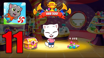 Talking Tom Candy Run | Gameplay Walkthrough Part 11 (iOS, Android)