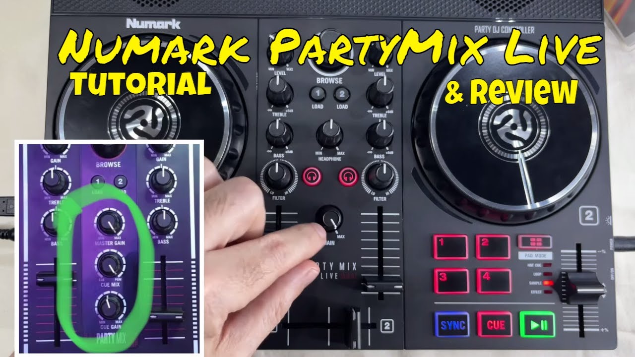 Numark Partymix Live Serato DJ controller Tutorial & Review.  #MasterAndMakeMoney