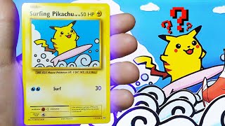 How to make POKEMON cards into a 3D Surfing Pikachu Diorama