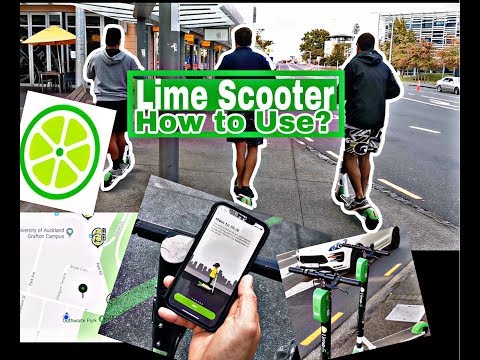 Vídeo: Como funcionam as scooters de limão na NZ?