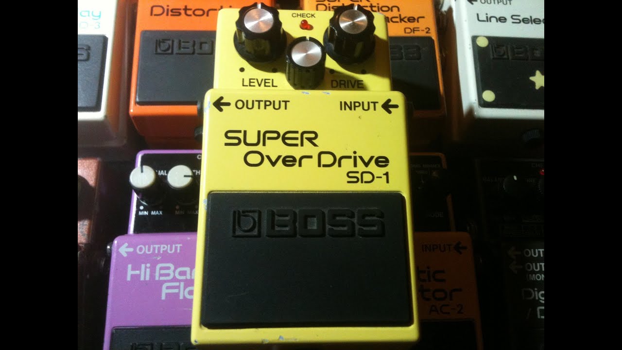 Boss Pedal Review 6: SD-1 Super OverDrive - YouTube