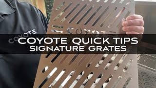 Coyote Quick Tips Signature Grates with The Outdoors Chef
