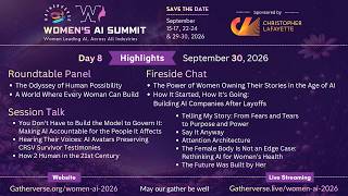 GatherVerse - Women's AI Summit: Day 8 (September 30, 2026)