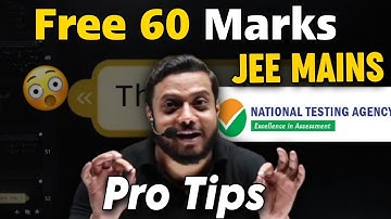 60 marks Pro Tip JEE Mains |Must Watch Before JEE MAINS EXAM| Rajwant Sir Motivation|Physicswallah |