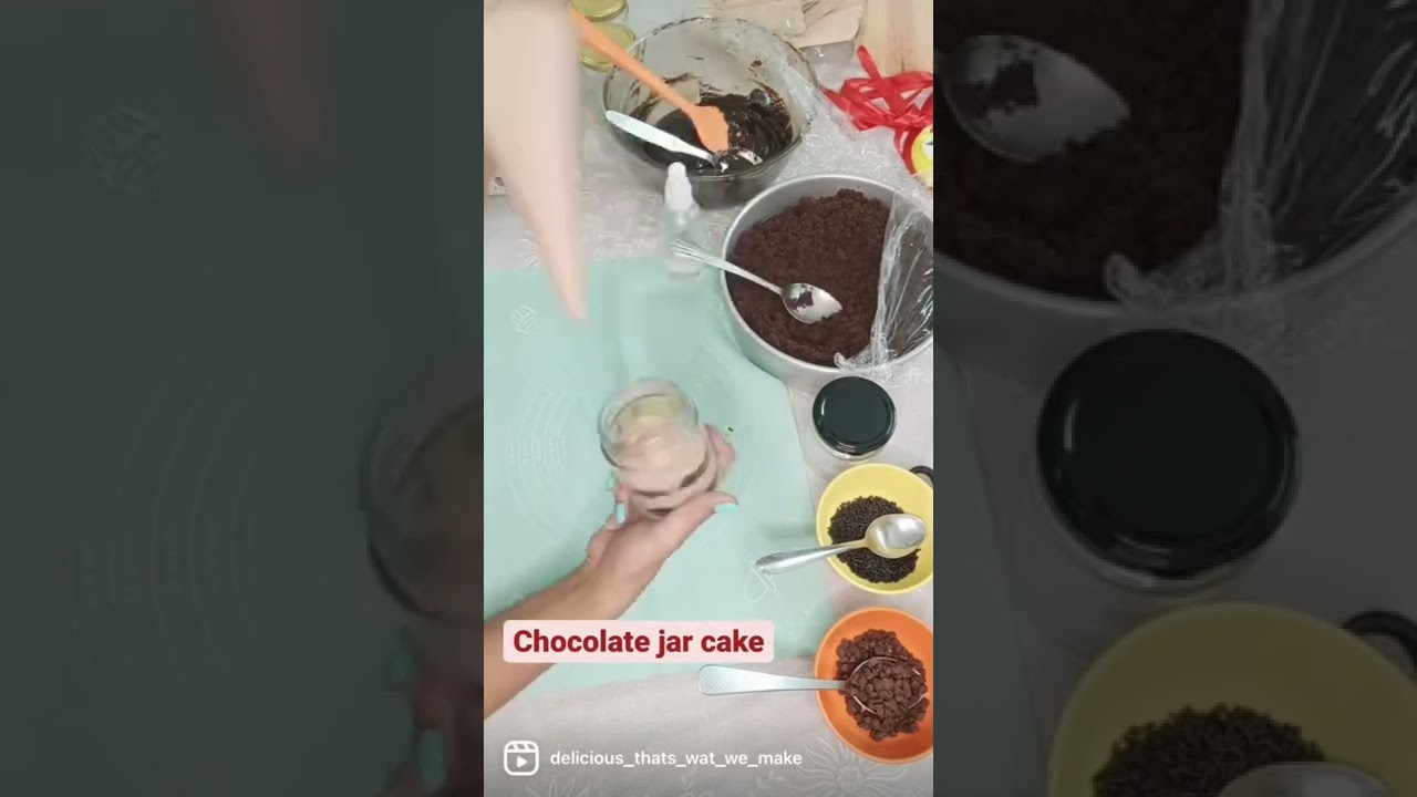 How Chocolate Jar cake made in 20 sec….from Delicious studio