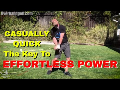 Casual Quickness! | Golf's Little Secret!