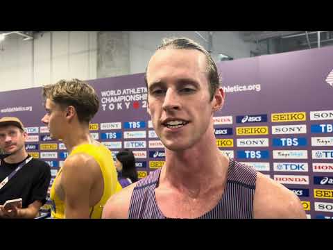 Cole Hocker Explains Tight Finish in 1500m Semifnals at 2025 Tokyo World Championships