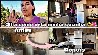 VAI FICAR ASSIM, NÃO TEM  MAIS MUDANÇAS NÓS MÓVEIS da cozinha 💖