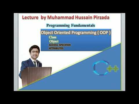 lecture on Object oriented Programming OOP in hindi urdu by Muhammad Hussain
