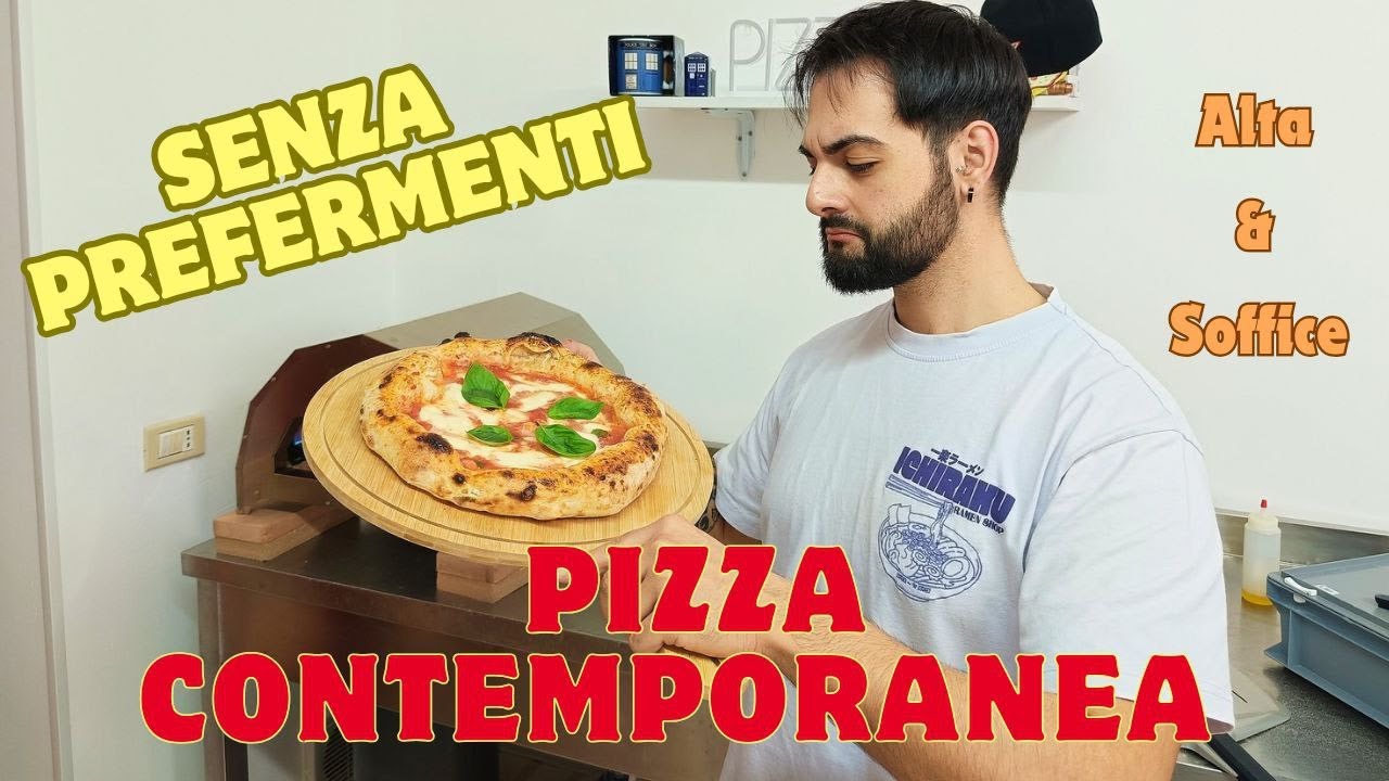 Pizza Contemporanea Perfetta Senza Prefermenti: Il Metodo Segreto per un Cornicione Alto e Alveolato