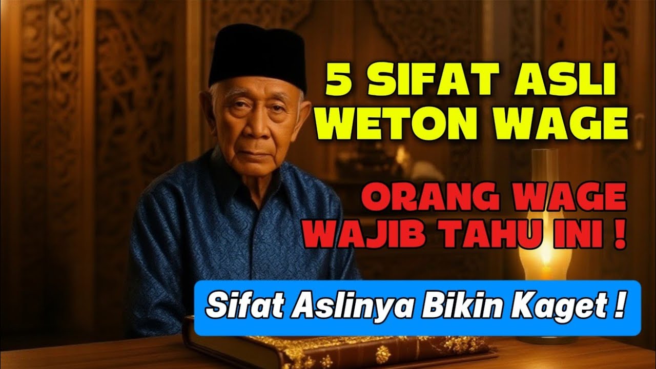 TERUNGKAP ‼️Inilah 5 Sifat ASLI WETON WAGE yang Selama Ini Tidak Banyak Orang Tahu. 