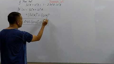 10th.. sin⁴A+cos⁴A=1-sin²Acos²S