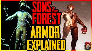 SONS OF THE FOREST - Armor Needs Improving! Gold Vs Tech? SOTF Armor Explained!