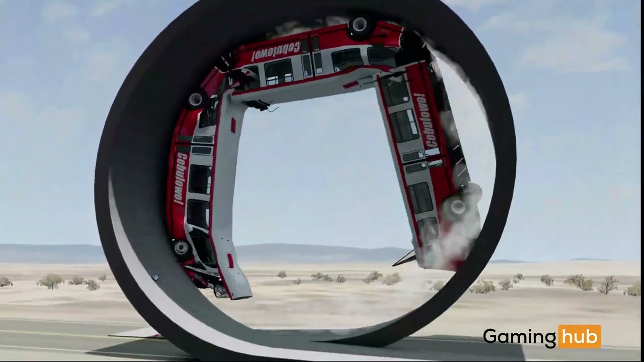 Bus vs Vertical Loop – BeamNG.Drive ..     