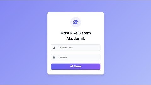 Membangun Aplikasi Akademik Modern dengan Laravel 11 (Project Lengkap)