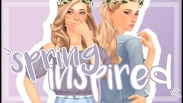 Sims 4 Create A Sim | Spring Inspired
