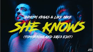 Dimitri Vegas & Like Mike - She Knows (Tomorrowland 2023 Edit)
