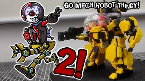 Moc Block Brick Build.  Groundscreen Mech.