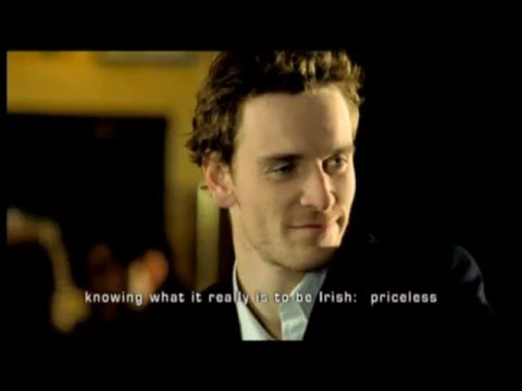 MasterCard advert with Michael Fassbender // ‘knowing what it really is to be Irish: Priceless’