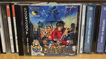 Ninja Combat Neo Geo CD gameplay, on the Polymega. Beat em up. 