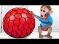 Monkey Baby Bon Bon Prepares Rainbow Ice Cream With Ducklings And Plays Happily In The Park Monkey Baby Bon Bon Prepares Rainbow Ice Cream With Ducklings And Plays Happily In The Park