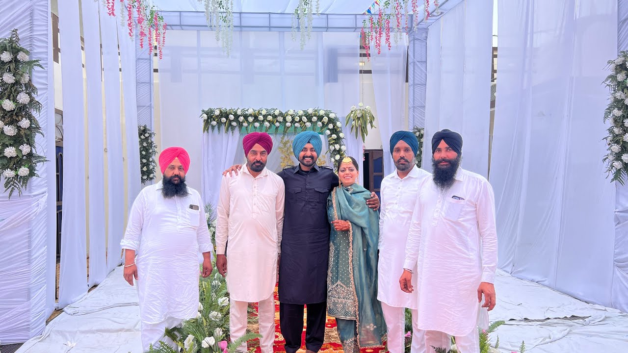 ਵਿਆਹ ਦੀ ਖੁਸ਼ੀ ਵਿੱਚ ਘਰ ਕਰਵਾਇਆ ਅਖੰਡ ਪਾਠ Punjabi Travel Couple House | Ripan Khushi