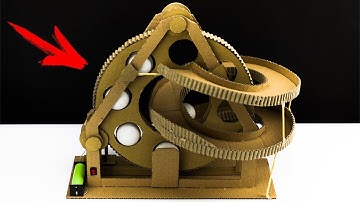 How to Make Marble Run Automatic Machine from Cardboard DIY