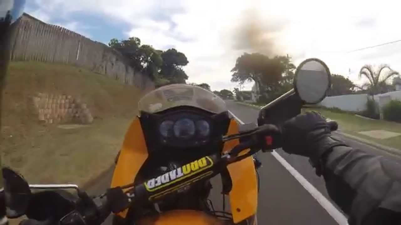 How to wheelie A klr 650 YouTube