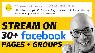 How to Livestream on Multiple Facebook Pages & Groups // RESTREAM TUTORIAL