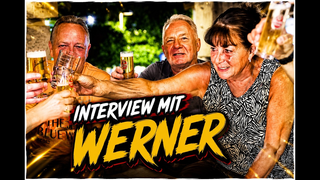 Werner beim Interview in Gelis Eck in Paguera auf Mallorca