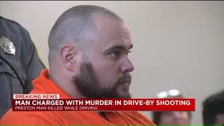 Glastonbury man arraigned on murder charges for drive-by shooting in Preston