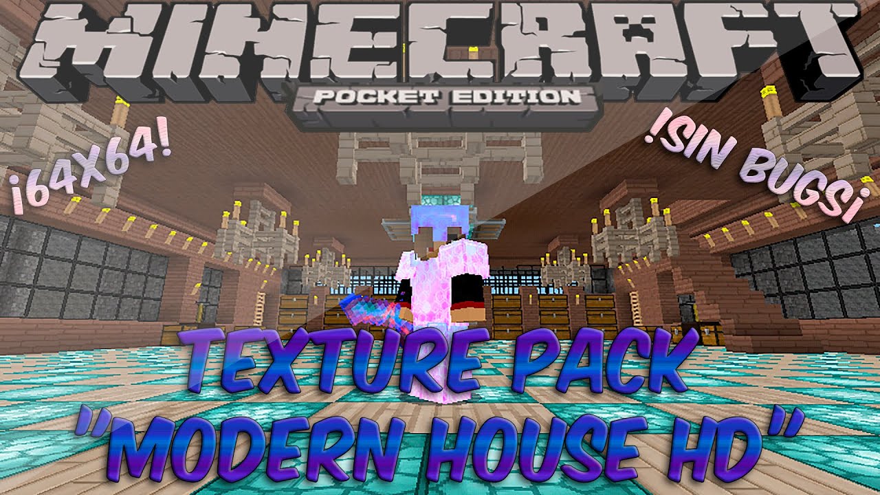 Texture Pack "Modern House HD" For [ Minecraft PE (Pocket Edition) 0.13 ...