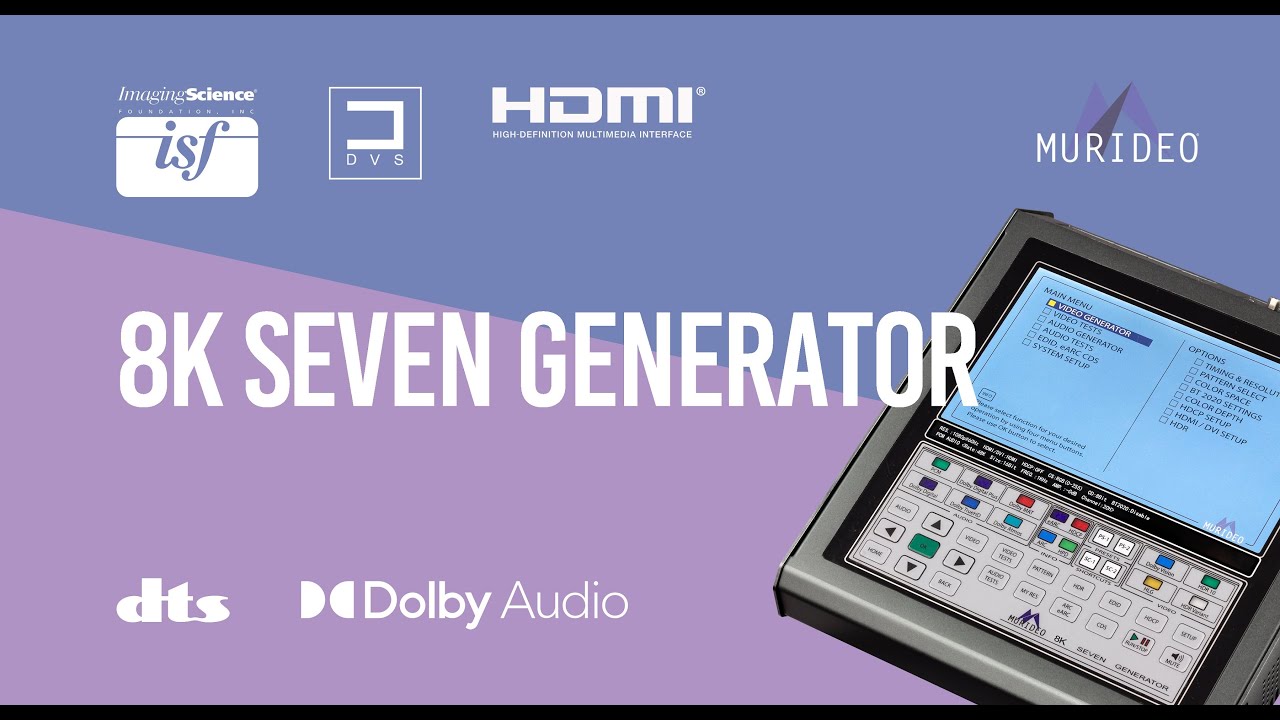 The all new Murideo Seven G 8k