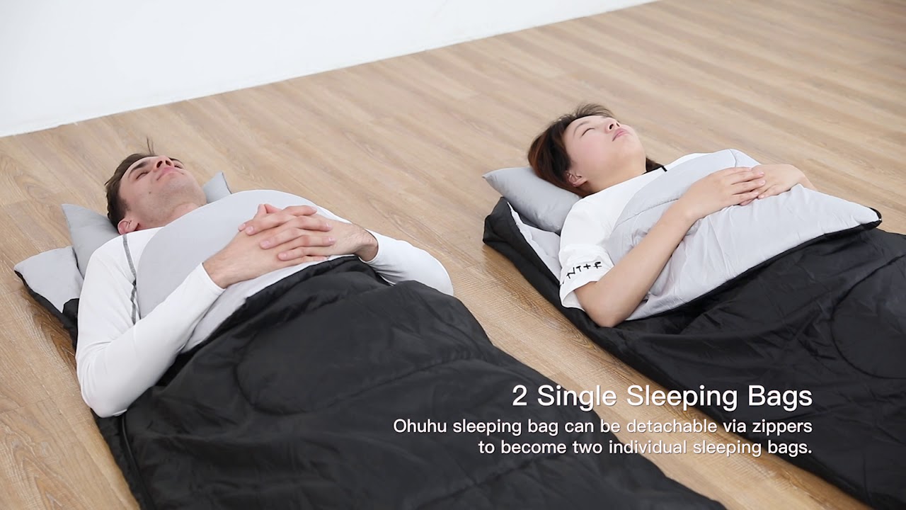 using two pillows to sleep