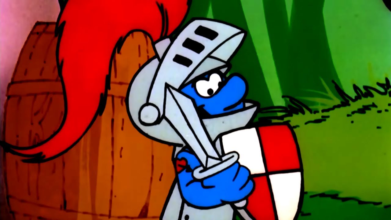 Le courageux chevalier Schtroumpf • Dessins animés pour enfants