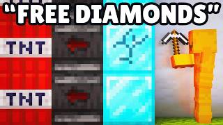 I Build Your DUMB Redstone Ideas...