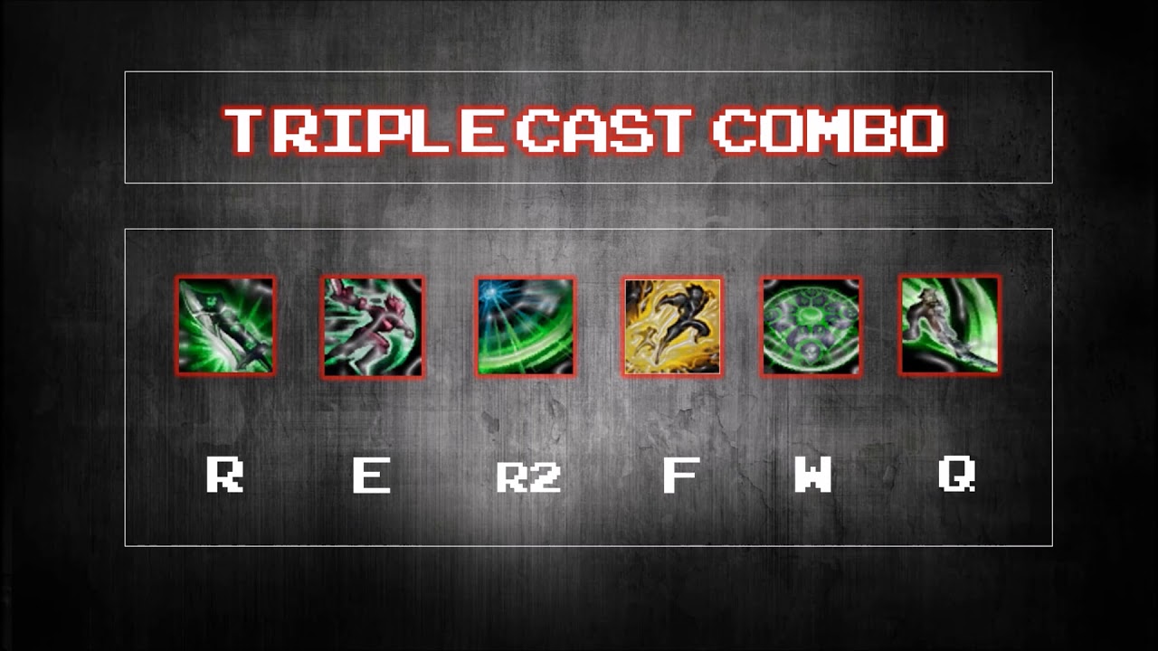 Riven Triple Cast One Shot Combo Tutorial/Guide