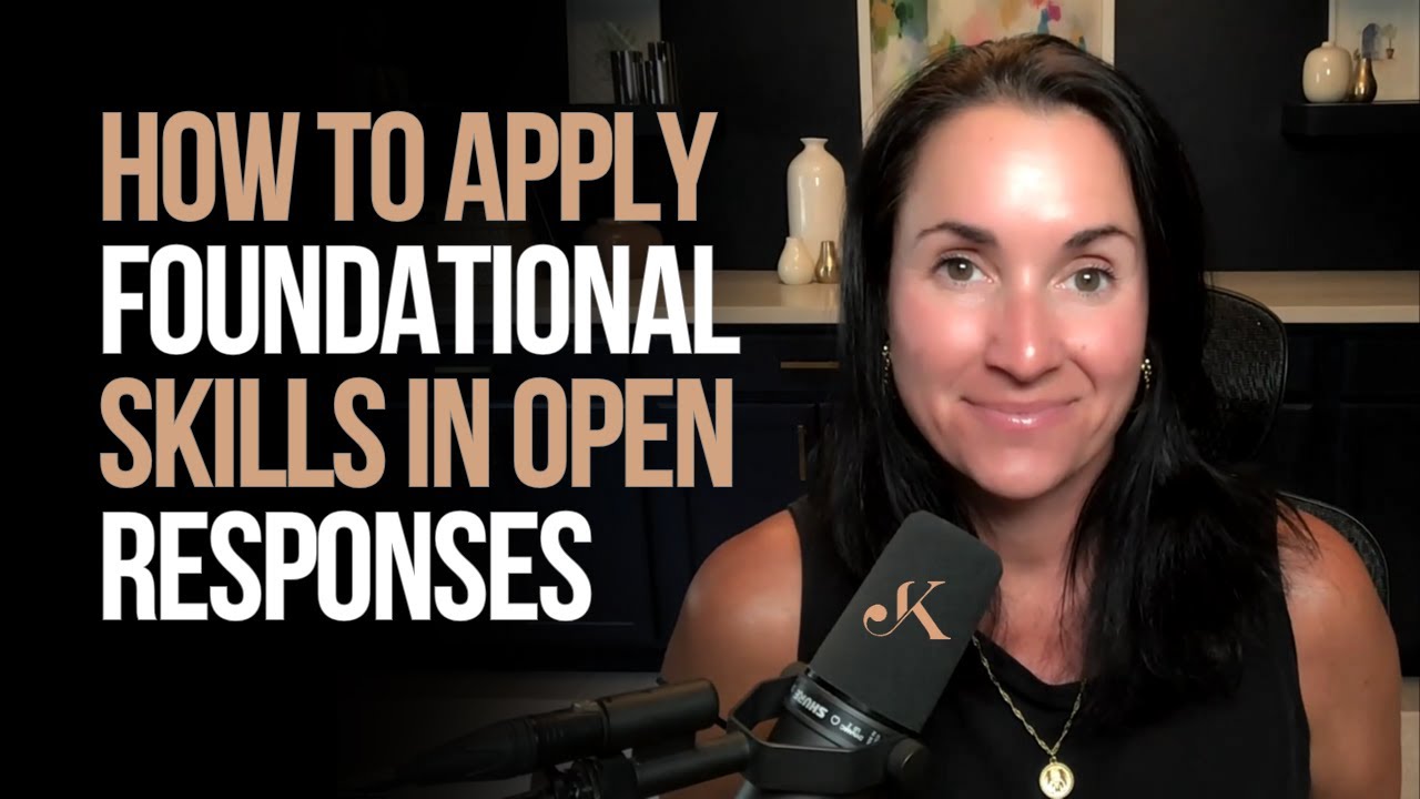 Как применять базовые навыки в открытых ответах | Кэтлин Джаспер
