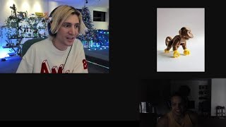 xQc Reacts to Chatter Telling Tyler he looks like "Lego 2550c01"