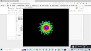 awesome design 62 ||python turtle Programming || Python for beginners #poojapatel #chiki1601