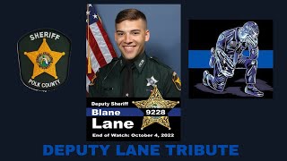 Deputy Blane Lane (Polk County Sheriff's Office)  - Law Enforcement Tribute