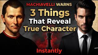 3 Things That Instantly Reveal Someone's True Character — According to Machiavelli