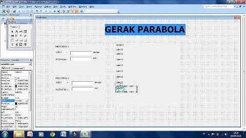 VBA Excel (gerak parabola) by M. Farid Akbar Nabawi