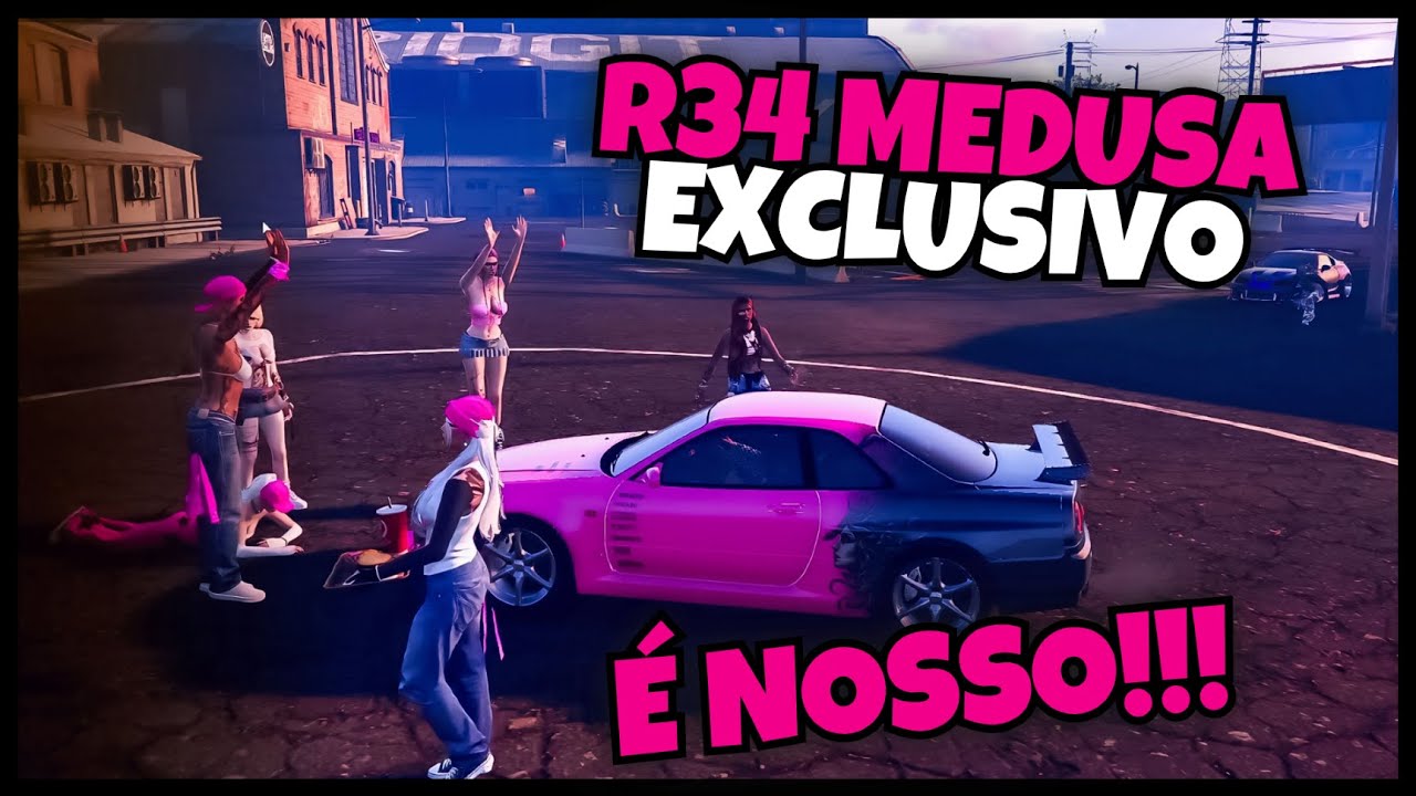 GTA RP [CIDADE DOS ANJOS] - CONSEGUIMOS O R34 MEDUSA, NOVO CARRO ...