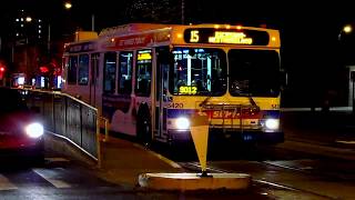 SEPTA 2001 New Flyer D40LF #5420 on route 15 at 3rd St. and Girard Avenue