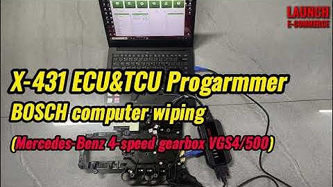 LAUNCH X-431 ECU & TCU Progarmmer BOSCH ECU Wiping Mercedes-Benz 4-speed gearbox VGS4/500